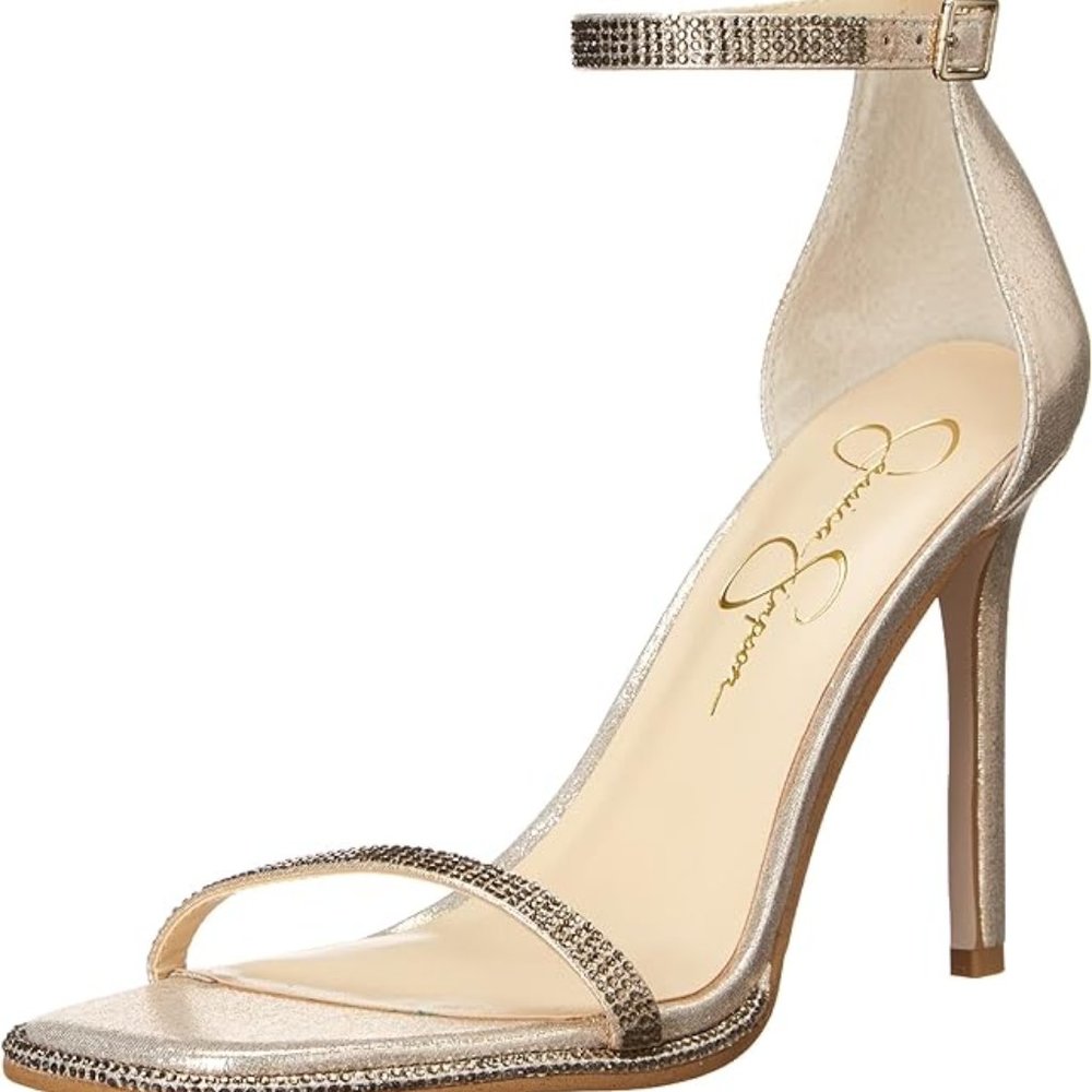Jessica Simpson Ostey Satin Bling Pumps - Style and Sparkle Combined